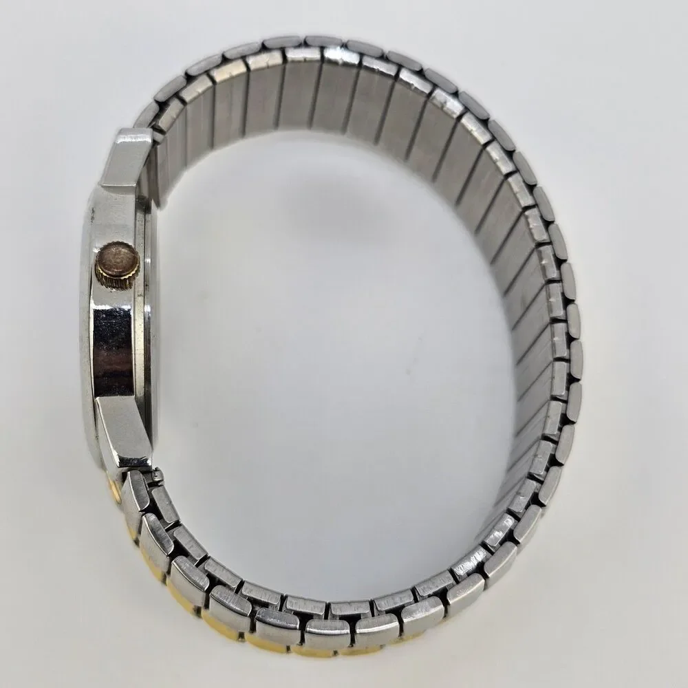 Decade Women's Watch 33MM Gray Dial Gray Gold Expandable Band‎ 6.5